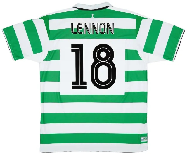 Umbro 2004-05 Celtic Home Shirt Lennon #18 - 7/10 - (XL)