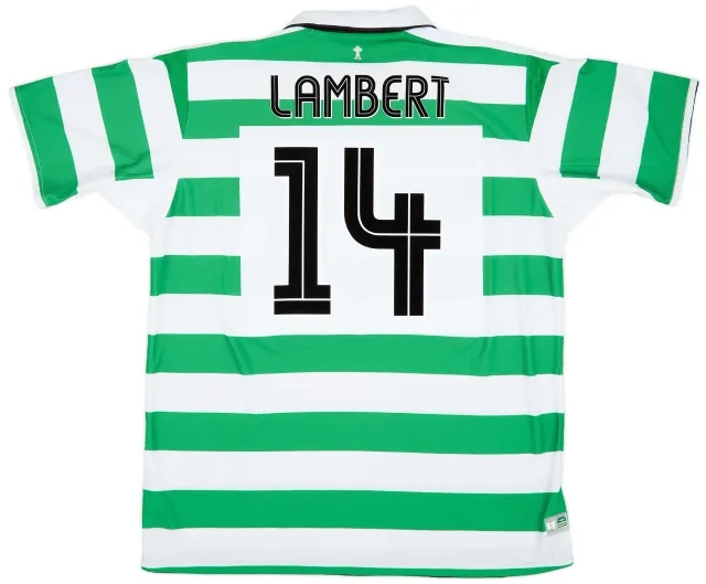 Umbro 2004-05 Celtic Home Shirt Lambert #14 - 10/10 - (XXL)