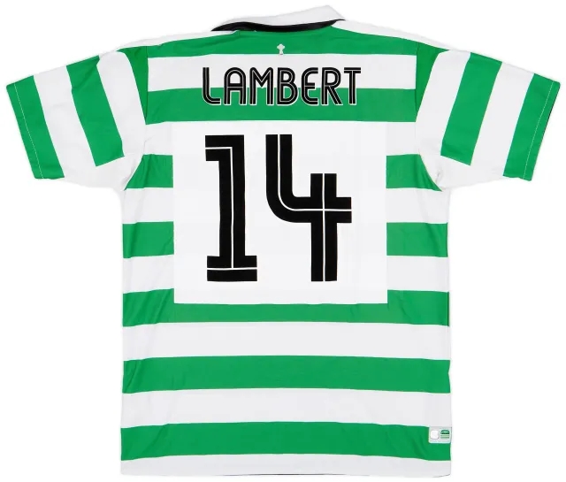 Umbro 2004-05 Celtic Home Shirt Lambert #14- 6/10 - (L)