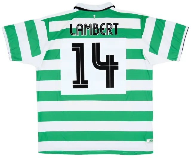 Umbro 2004-05 Celtic Home Shirt Lambert #14 - 9/10 - (XXL)