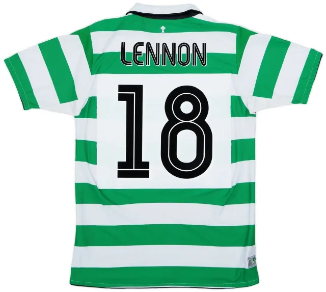 Umbro 2004-05 Celtic Home Shirt Lennon #18 - 8/10 - (S)
