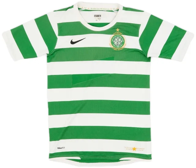 Nike 2007-08 Celtic Home Shirt - 4/10 - (L.Boys)