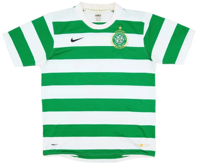 Nike 2007-08 Celtic Home Shirt #3 - 4/10 - (L)