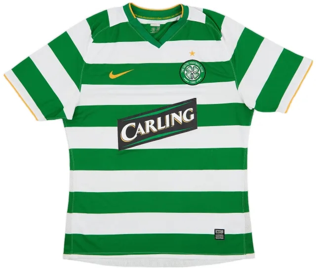 Nike 2008-10 Celtic Player Issue Home Shirt - 7/10 - (L)