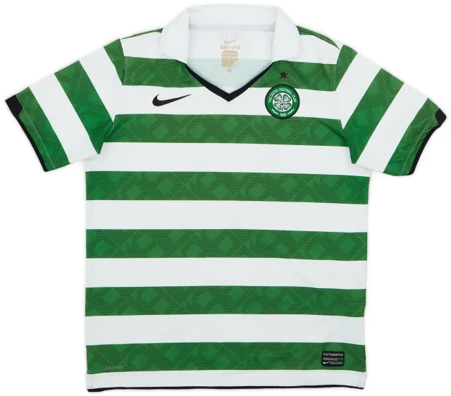 Nike 2010-12 Celtic Home Shirt - 7/10 - (XL.Boys)