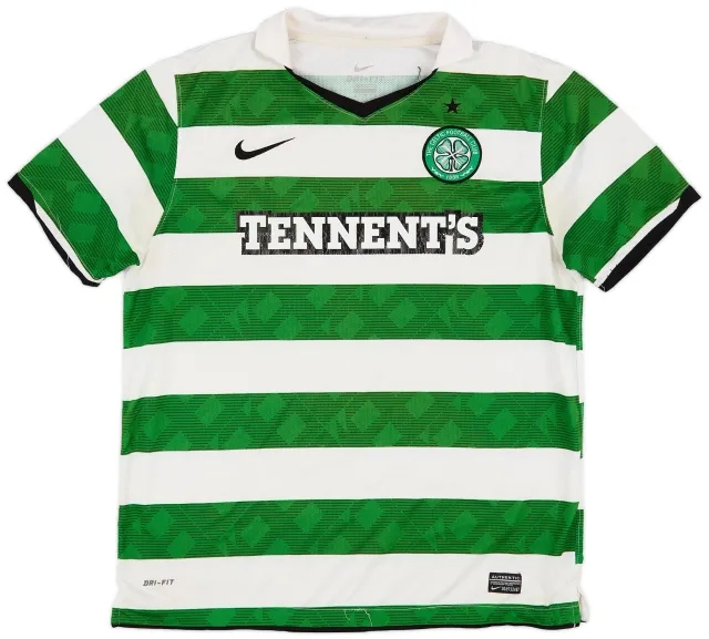 Nike 2010-12 Celtic Home Shirt - 5/10 - (XL)