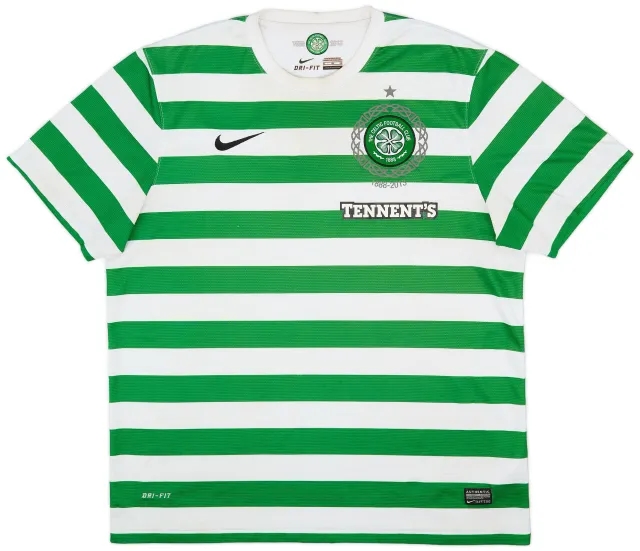 Nike 2013-15 Celtic Home Shirt - 7/10 - (XL)