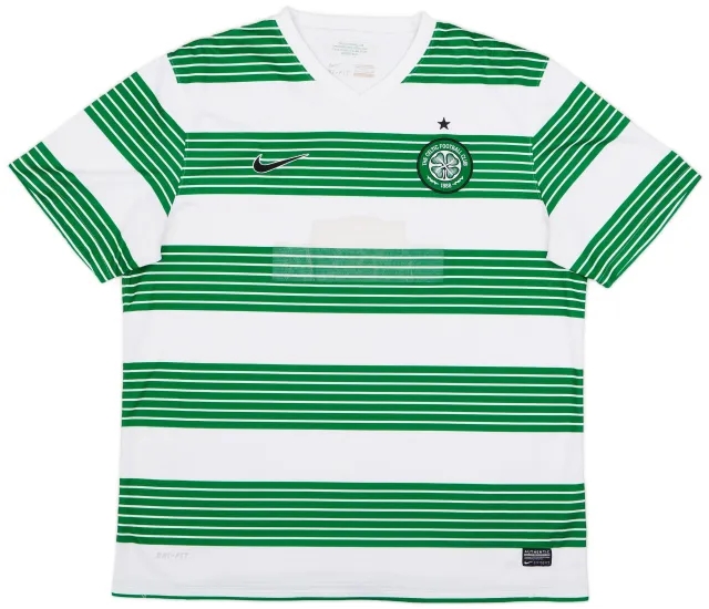 Nike 2013-15 Celtic Home Shirt - 4/10 - (XL)
