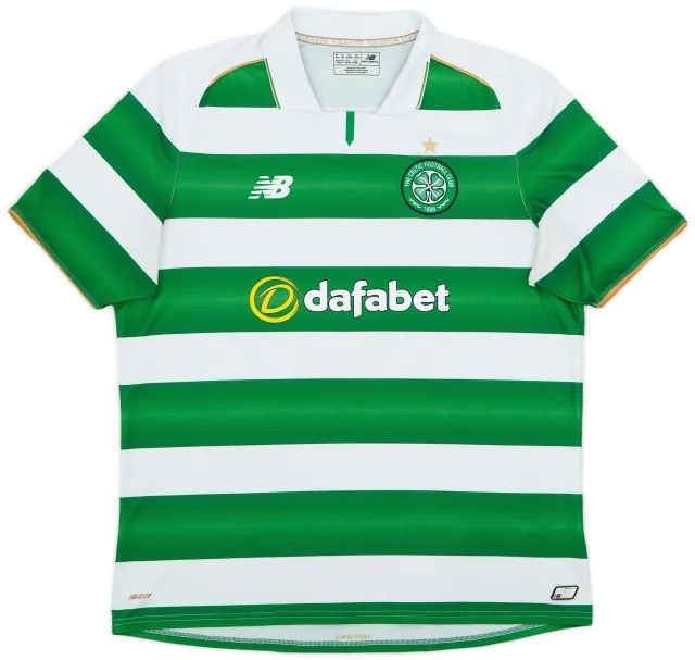 NewBalance 2016-17 Celtic Home Shirt - 8/10 - (XL)