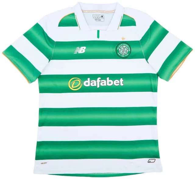 NewBalance 2016-17 Celtic Home Shirt - 8/10 - (L)