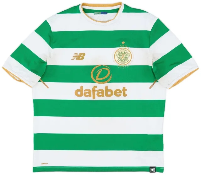 NewBalance 2017-18 Celtic 'Lisbon Lions 50th Anniversary' Home Shirt - 5/10 - (S)