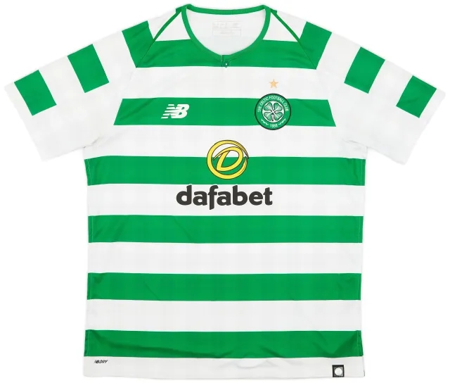 NewBalance 2018-19 Celtic Home Shirt - 7/10 - (L)