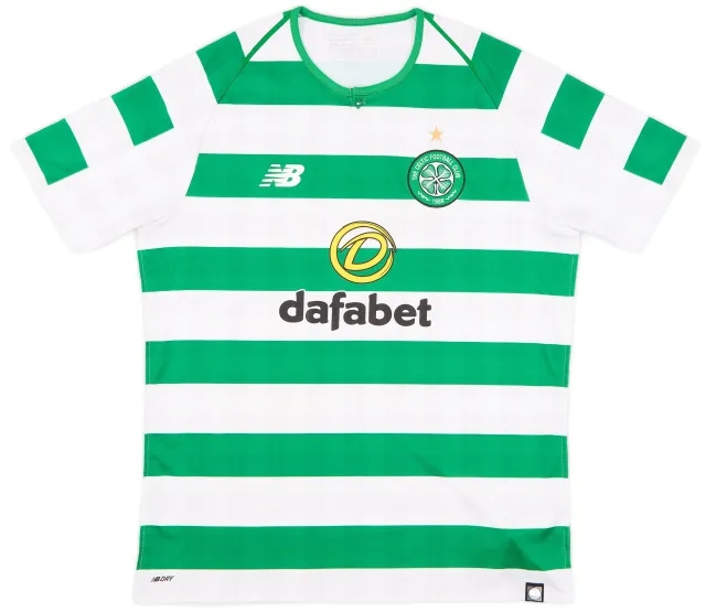 NewBalance 2018-19 Celtic Home Shirt - 8/10 - (L)