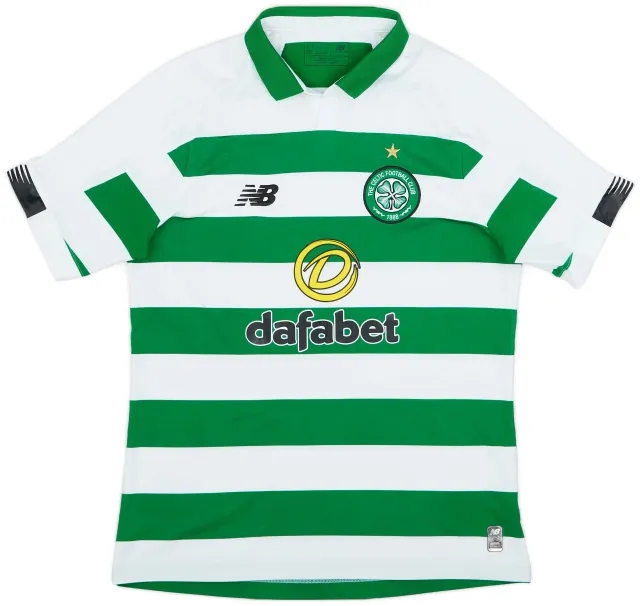 NewBalance 2019-20 Celtic Home Shirt - 8/10 - (M)