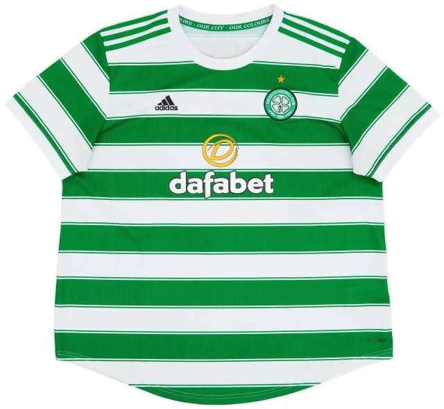 adidas 2021-22 Celtic Home Shirt - 7/10 - (XXL)
