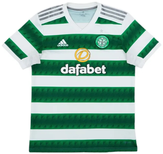 adidas 2021-22 Celtic Home Shirt - 6/10 - (M)