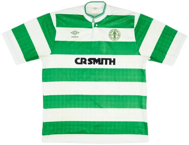 Umbro 1987-89 Celtic Centenary Home Shirt - 7/10 - (L)