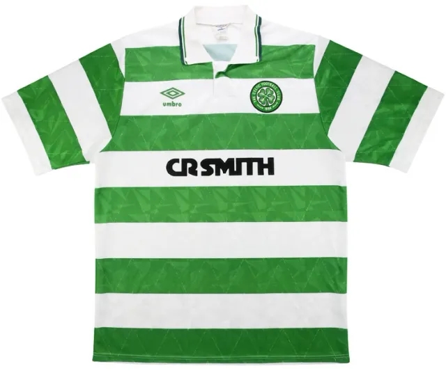 Umbro 1989-91 Celtic Home Shirt - 6/10 - (L)