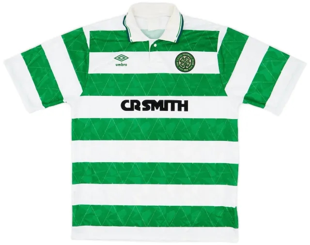 Umbro 1989-91 Celtic Home Shirt - 6/10 - (L)