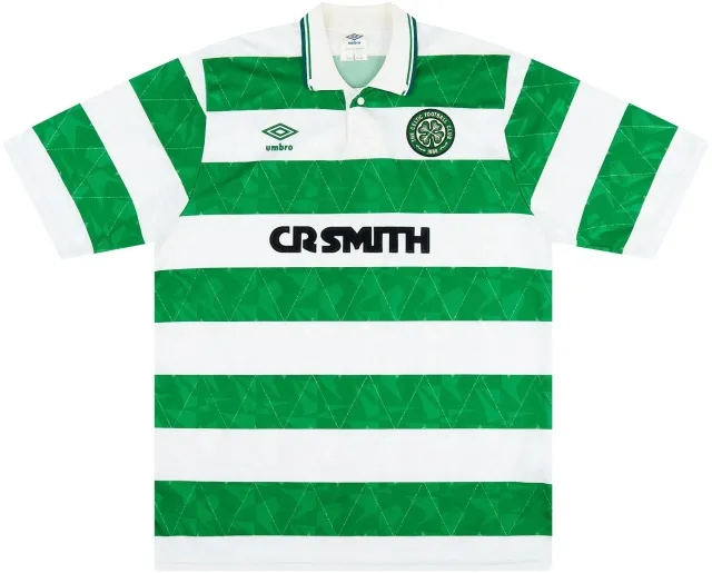 Umbro 1989-91 Celtic Home Shirt - 9/10 - (L)