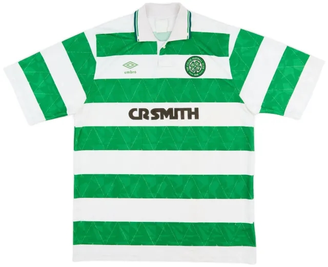 Umbro 1989-91 Celtic Home Shirt - 8/10 - (L)