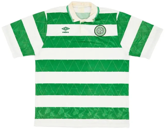 Umbro 1989-91 Celtic Home Shirt - 5/10 - (XL)