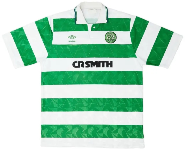 Umbro 1989-91 Celtic Home Shirt - 8/10 - (XL)