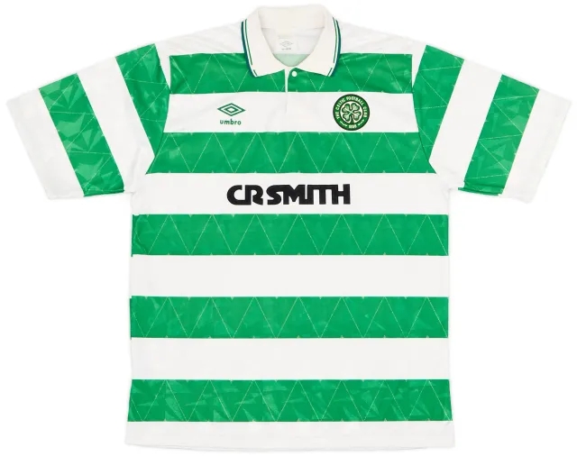 Umbro 1989-91 Celtic Home Shirt - 9/10 - (XL)