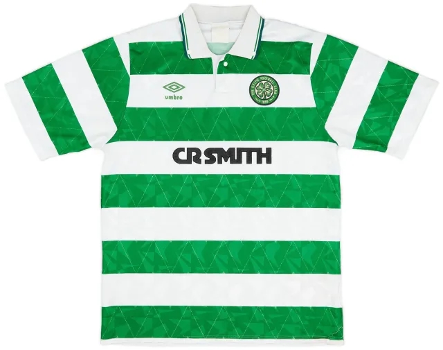 Umbro 1989-91 Celtic Home Shirt - 8/10 - (L)