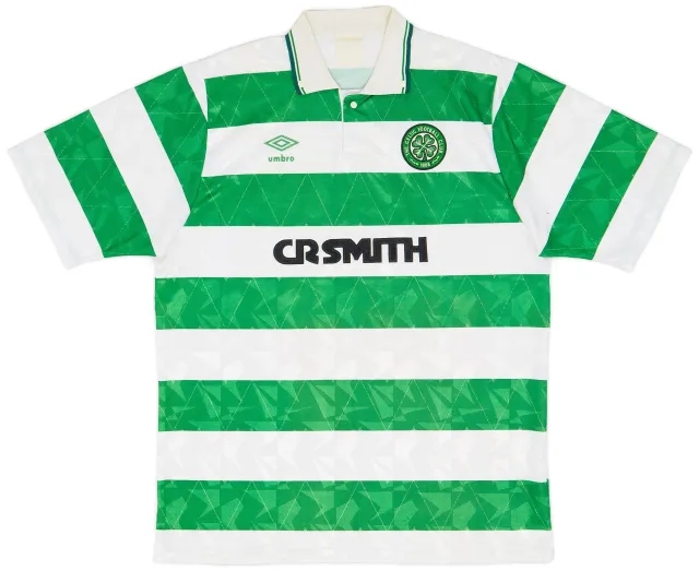 Umbro 1989-91 Celtic Home Shirt - 6/10 - (XL)