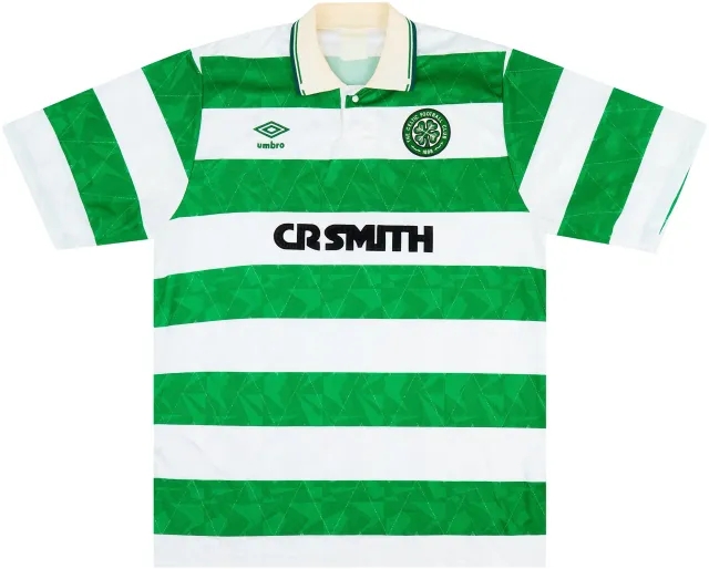 Umbro 1989-91 Celtic Home Shirt - 8/10 - (L)