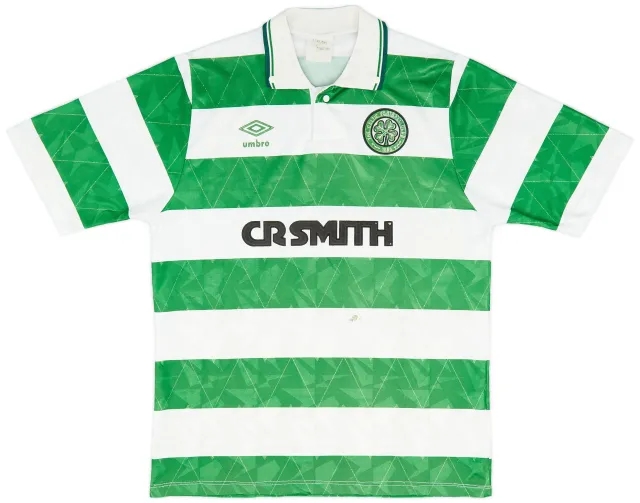 Umbro 1989-91 Celtic Home Shirt - 6/10 - (M)