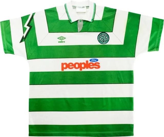 Umbro 1991-92 Celtic Home Shirt - 5/10 - (XL)
