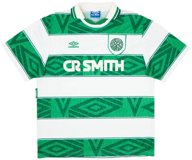 Umbro 1993-95 Celtic Home Shirt - 9/10 - (XL)