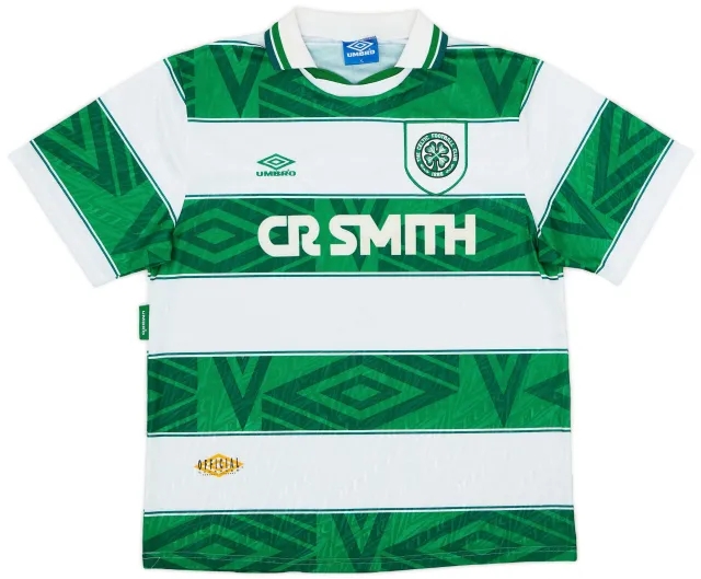 Umbro 1993-95 Celtic Home Shirt - 8/10 - (XL)