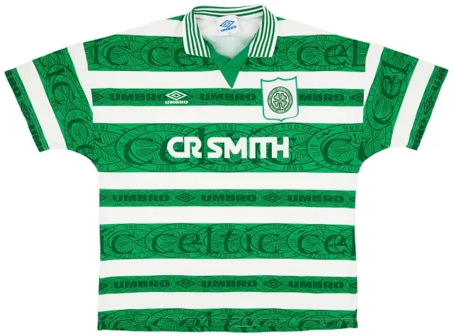 Umbro 1995-97 Celtic Home Shirt - 9/10 - (XXL)