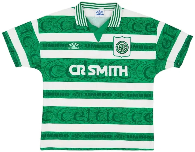 Umbro 1995-97 Celtic Home Shirt - 6/10 - (L)