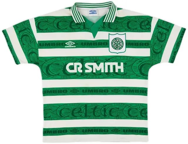 Umbro 1995-97 Celtic Home Shirt - 7/10 - (L)