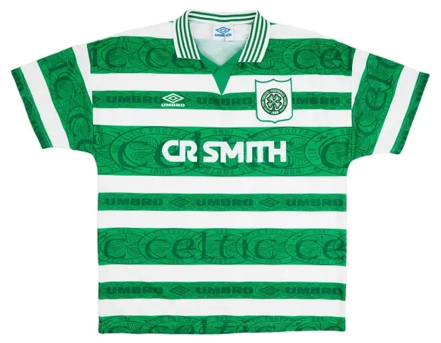 Umbro 1995-97 Celtic Home Shirt - 8/10 - (XL)