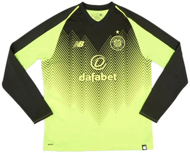 NewBalance 2018-19 Celtic Third L/S Shirt - 9/10 - (L)