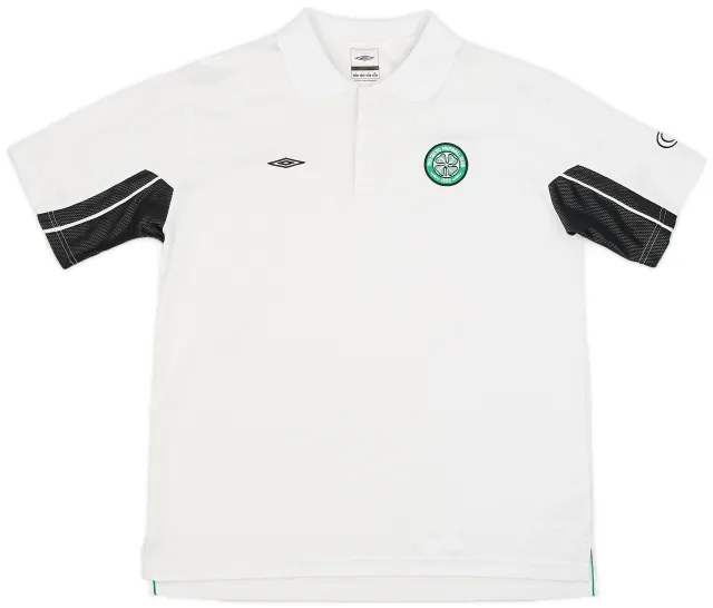 2001-02 Celtic Umbro Polo Shirt - 9/10 - (L)