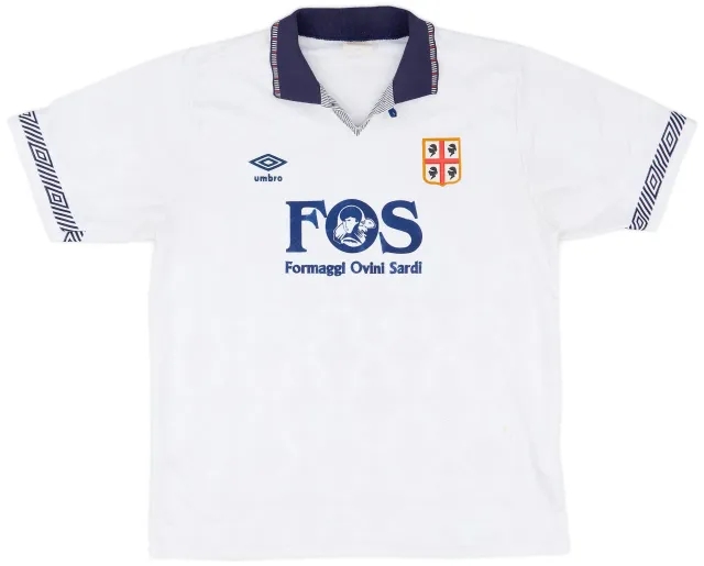 Umbro 1990-92 Cagliari Away Shirt - 7/10 - (L)