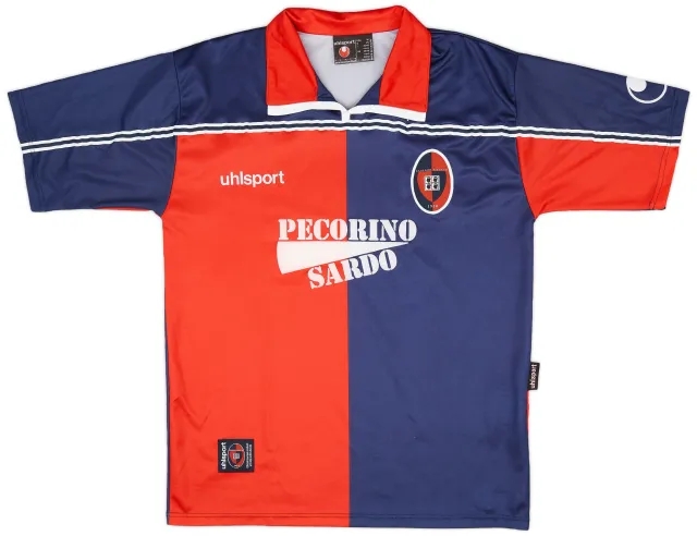 2000-01 Cagliari Home Shirt - 9/10 - (M)
