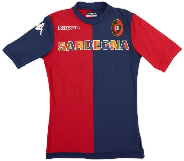 Kappa 2012-13 Cagliari Home Shirt #16 - 6/10 - (XS)