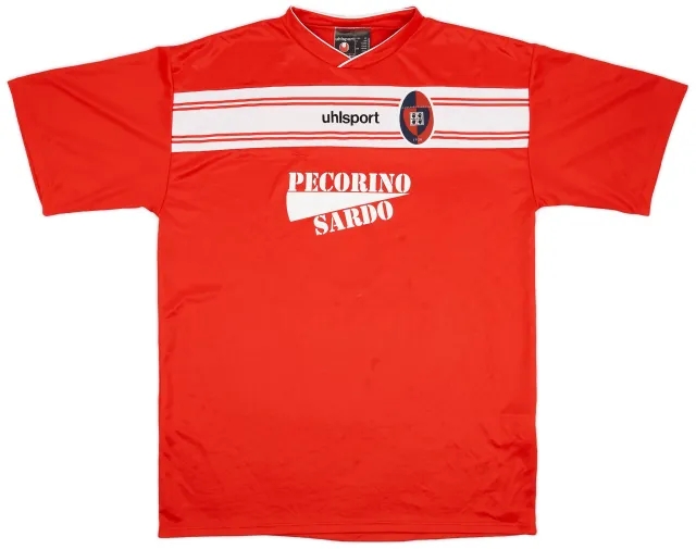 2000-01 Cagliari Uhlsport Training Shirt - 6/10 - (XL)