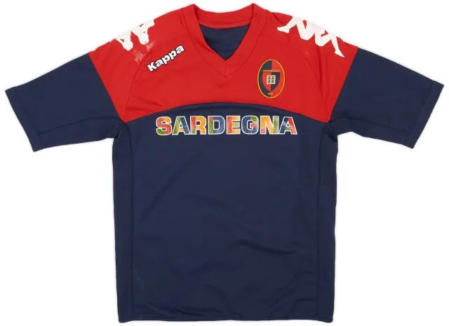 2011-12 Cagliari Kappa Training Shirt - 5/10 - (M)
