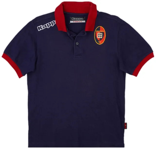 2012-13 Cagliari Kappa Polo Shirt - 8/10 - (XS)