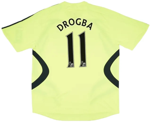 adidas 2007-08 Chelsea Away Shirt Drogba #11 (XL)