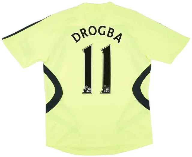 adidas 2007-08 Chelsea Away Shirt Drogba #11 (M)