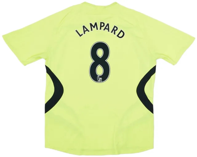 adidas 2007-08 Chelsea Away Shirt Lampard #8 - 7/10 - (XL)